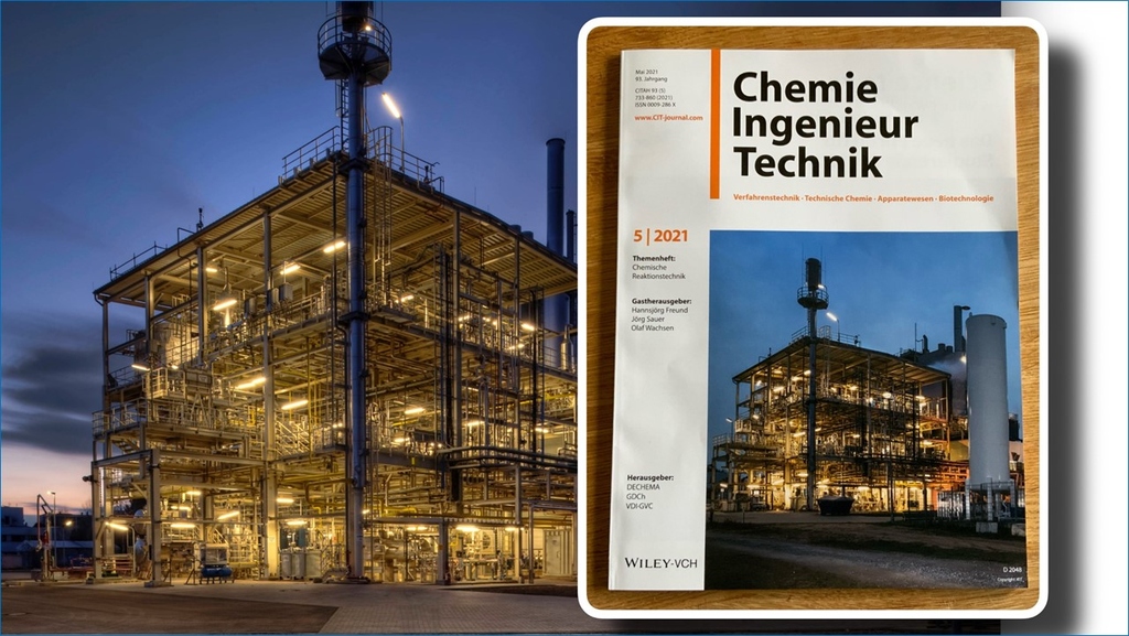KIT bioliq plant is featured on the cover of the current CIT issue