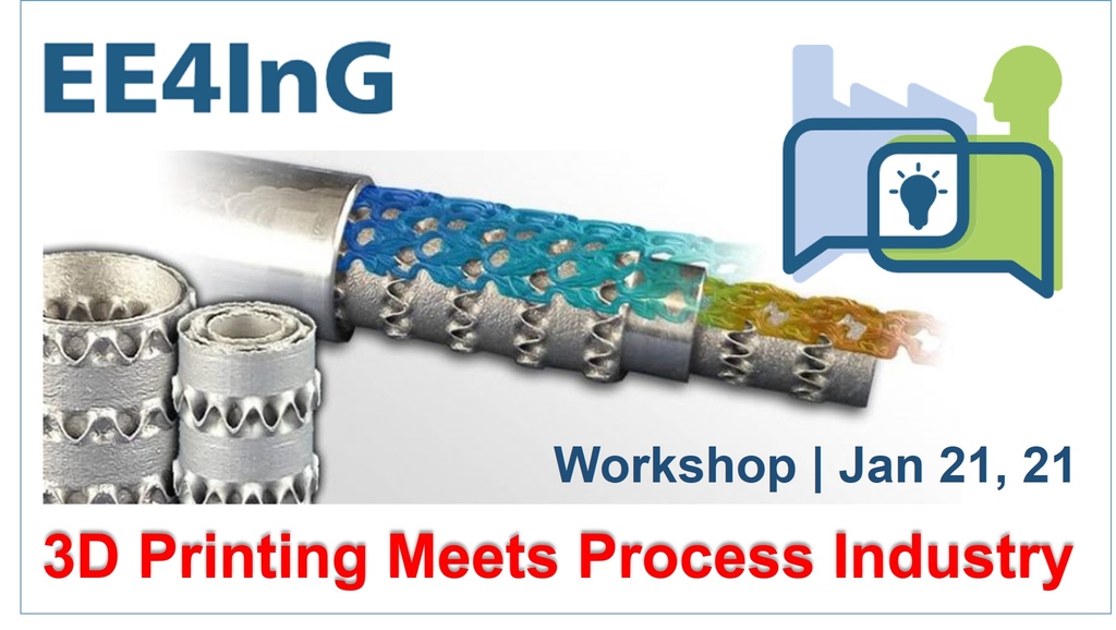 Expert Workshop on 3D Printing for Process Industry