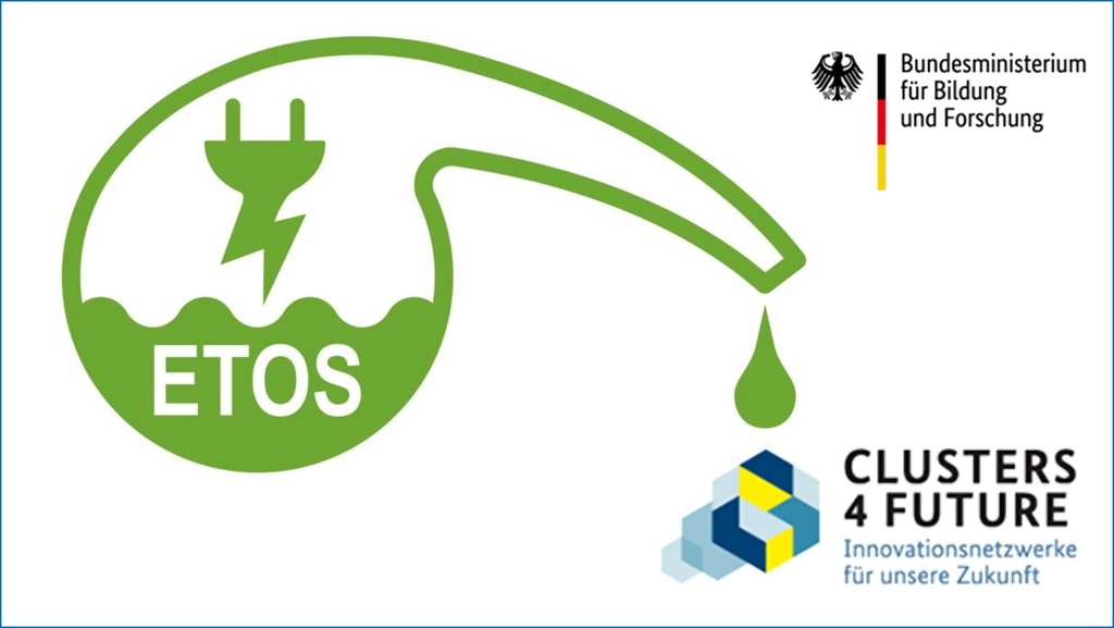ETOS is a winner of the 2nd Clusters4Future competition; This innovation network of research & industry establishes the electrification of technically relevant syntheses for production of basic & fine chemicals (power-to-chemicals) 