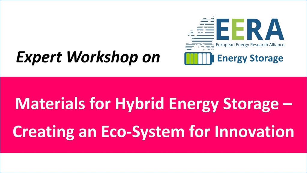'Materials for Hybrid Energy Storage - Creating an Ecosystem for Innovation'